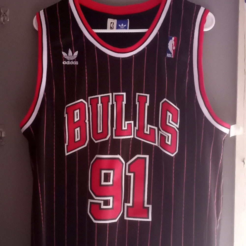 90's Adidas Dennis Rodman Hardwood Classics jersey